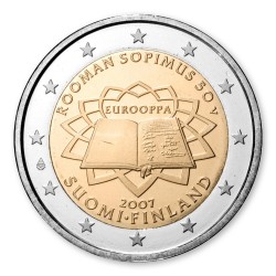 Finnland 2007 2 Euro M�nze pfr., 50 Jahre r�mische Vertr�ge, lose