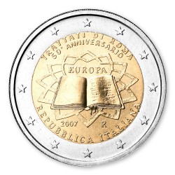 Italien 2007 2 Euro M�nze pfr., 50 Jahre r�mische Vertr�ge, lose