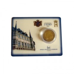 2 Euro M�nze Coincard Luxemburg 2007 "Herzoglicher Palast"