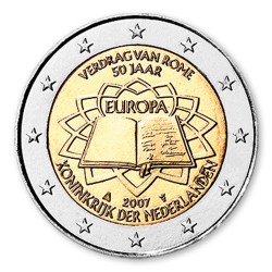 2 Euro M�nze Niederlande 2007 50 Jahre R�mische Vertr�ge pfr.