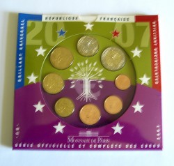 Offizieller Euro Kursm�nzensatz Frankreich 2007
