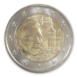 2 Euro Gedenkm�nze Luxemburg 2008 - Schloss von Berg pfr.