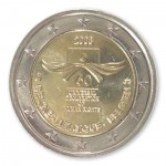 2 Euro Gedenkm�nze Belgien 2008 - 60 Jahre Menschenrechte pfr.