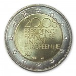 2 Euro Gedenkm�nze Frankreich 2008 - EU-Ratspr�sidentschaft pfr.