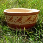 Pflanzschale mit traditionellem Motiv - Bunzlauer Keramik