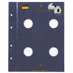 VISTA-M�nzblatt f�r 4 x 10-Euro-M�nzen FIFA 2006