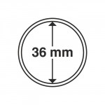 M�nzkapseln Innendurchmesser 36 mm 10er-Pack