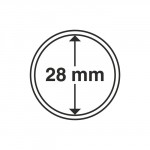 M�nzkapseln Innendurchmesser 28 mm 10er-Pack