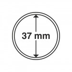 M�nzkapseln Innendurchmesser 37 mm 10er-Pack