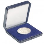 M�nzetui blau, f�r 1 M�nze bis 60 mm �