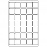 M�nztableau f�r 35 M�nzen bis 39 mm �, blau 2er-Pack