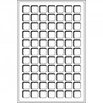 M�nztableau f�r 77 M�nzen bis22 mm �, blau 2er-Pack