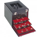 M�nzkoffer schwarz, f�r 10 M�nzboxen