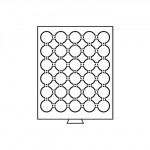 M�nzbox 30 F�cher f�r CAPS 32 und 10-Euro-Gedenkm�nzen in Original-Kapsel.