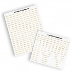 Sticker-Set Deutsche Mark, 2 Blatt
