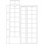 OPTIMA M�nzh�llen f�r EURO-S�tze bis 26 mm �, klar 5er-Pack
