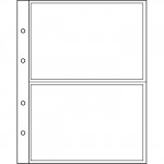 NUMIS M�nzh�llen 2 F�cher f�r Banknoten und Postkarten 10er-Pack