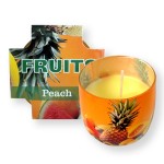Duftkerze "Fruits Peach" im Glas