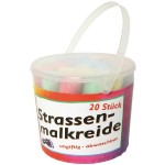 Stra�enmalkreide im Eimer (20-teilig)