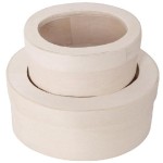 Spandosen-Set oval mit transparentem Deckel