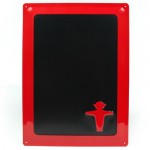 Kreidetafel Ampelmann Nostalgiker Steher