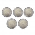 5x2 Euro M�nzen Deutschland 2011 - K�lner Dom pfr. lose A-J