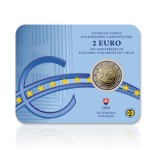 2 Euro Coincard Slowakei 2009 - 10 Jahre Euro pfr.