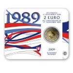 2 Euro Coincard Slowakei 2009 - Demokratie pfr.