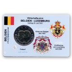 2 EUR limitierte Info-Coincard Belgien 2005 - Wirtschaftsunion pfr.