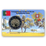 2 EUR limitierte Info-Coincard  Portugal 2007 - Ratsvorsitz der EU pfr.