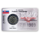 2 EUR limitierte Info-Coincard Slowakei 2009 - Freiheit und Demokratie pfr.