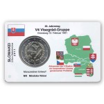 2 EUR limitierte Info-Coincard Slowakei 2011 - Visegr�d-Abkommen pfr.