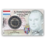 2 EUR limitierte Info-Coincard Luxemburg 2011 - Gro�herzog Jean pfr.