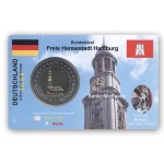 2 EUR limitierte Info-Coincard Deutschland 2008 - Hamburg pfr.