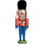 Nussknacker "D�ne" ca. 29 cm in rot