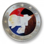 Farbige 2 Euro Sonderm�nze Niederlande 2011 - Erasmus pfr.