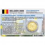 M�nzkarte f�r 2-Euro Gemeinschaftsm�nze Belgien 2009