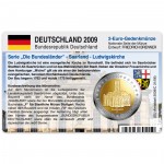 M�nzkarte f�r 2-Euro Gedenkm�nze Deutschland F 2009