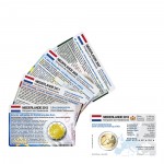 Set - alle M�nzkarten Niederlande f�r 2-Euro Gedenkm�nzen