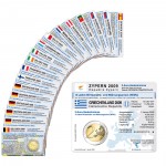 Set - alle M�nzkarten f�r 2-Euro Gemeinschaftsm�nzen WWU 2009