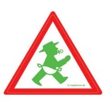 Aufkleber Wegweiser Geher - Baby