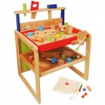 Holzspielzeug Werkbank und Schreibtisch in Einem