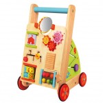 Multifunktioneller Lauflernwagen Schiebewagen aus Holz