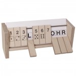 Familienspiel aus Holz - Klappenspiel Spa�wortschatz
