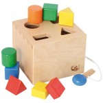 Steckspiel Sortierbox Formen mit Schl�ssel aus Holz