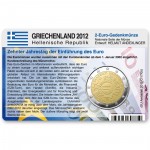 M�nzkarte f�r 2-Euro Gemeinschaftsm�nze Griechenland 2012
