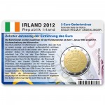 M�nzkarte f�r 2-Euro Gemeinschaftsm�nze Irland 2012