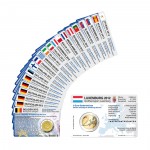 Set - alle M�nzkarten f�r 2-Euro Gemeinschaftsm�nzen 10 Jahre Euro 2012