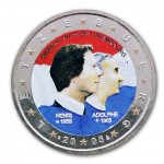 Farbige 2 Euro Sonderm�nze Luxemburg 2005 - Gro�herzog Adolphe pfr.