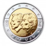 2 Euro Gedenkm�nze Belgien 2005 - Wirtschaftsunion pfr.